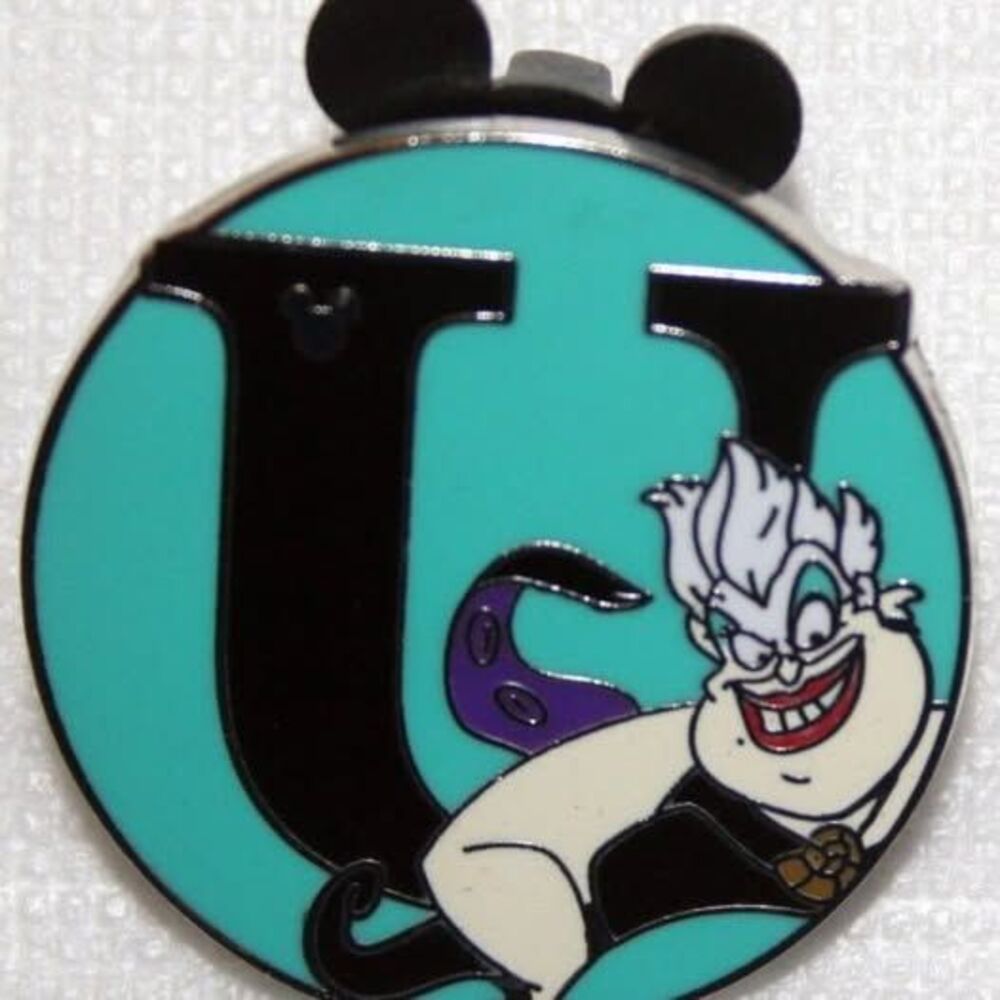 WDW - Hidden Mickey Series III - Alphabet - Ursula (U)
